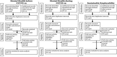 The moderating effect of the COVID-19 pandemic on the mental wellbeing of health care workers on sustainable employability: A scoping review